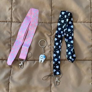 Dental Lanyards plus a keychain